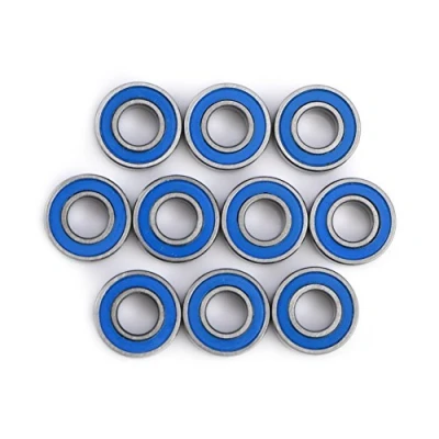 Imagen de Rodamiento en miniatura, 10 piezas MR115 2RS de acero con doble blindaje Rodamientos bolas ranura profunda miniatura 5 x 11 4 mm para impresora 3D, cuadricóptero o modelo