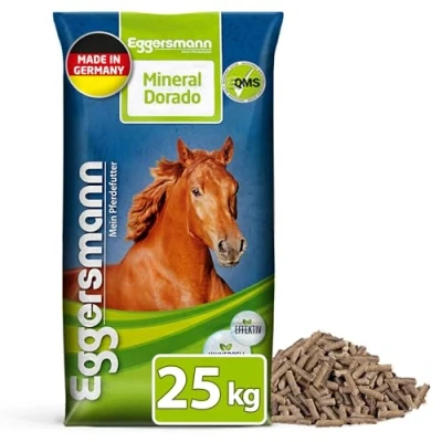 Imagen de Eggersmann Golden Mineral Pienso para Caballos y Ponis Suplemento una Dieta básica 25 kg
