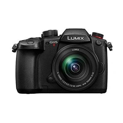 Imagen de Panasonic Lumix DC GH5M2ME Cámara EVIL con Objetivo 12 60 mm/F3.5 5.6 (20MP, 4K, Doble Estabilización, Protección contra Frío, Polvo y Salpicaduras) Negro