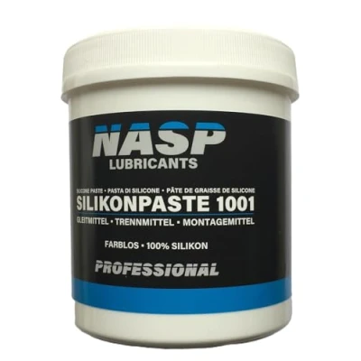 Imagen de NASP Pasta de silicona para grasa montaje, transparente, lata 500 g Fabricado en Alemania