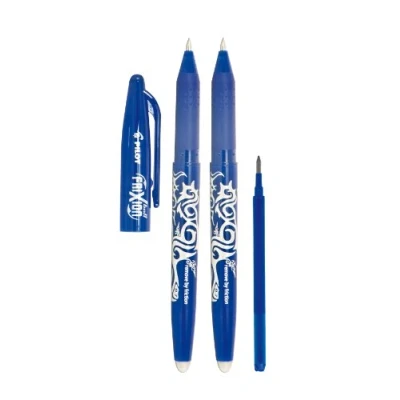 Imagen de Pilot 2260BM2I Lote de 2 bolígrafos (incluye cartucho tinta recambio), color azul