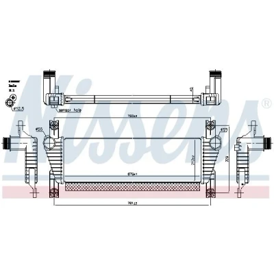 Imagen de NISSENS 961581 Intercooler FORD: Ranger Mk3