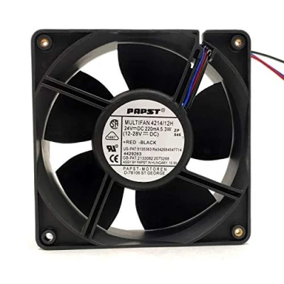 Imagen de 4214/12H PAPST 24V 120mm Cooling fan 12038 5.3W 3 Wire Inverter