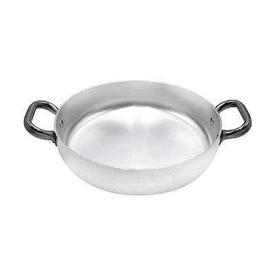 Imagen de Agnelli ALMA11028 Bandeja con 2 Asas de Acero Inoxidable, Aluminio Profesional 3 mm, 28 cm
