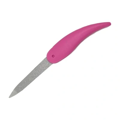 Imagen de REMOS lima de bolsillo uñas zafiro 7,5 cm/13,5 cm (Rosa)