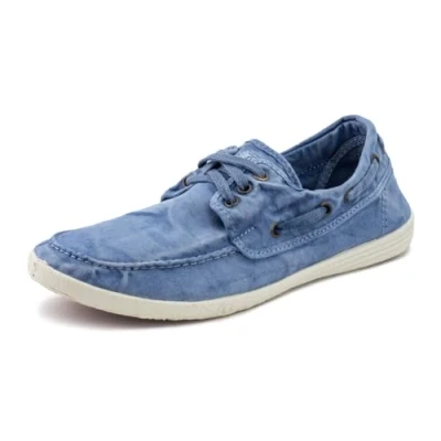 Imagen de Natural World Eco Náuticos Hombre 303E Zapatos Verano Calzado Sostenible y Casual (Celeste, Sistema Tallas EU, Adulto, Hombre, Números, Mediano, 44)