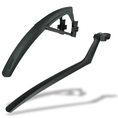 Imagen de SKS Unisex&#039;s S Board &amp; Blade Mudguard Set Black, 28 &quot;