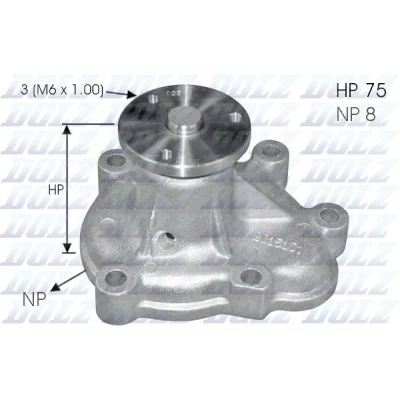 Imagen de DOLZ O144 Bomba de agua OPEL: Corsa D Hatchback, Astra H C Hatchback