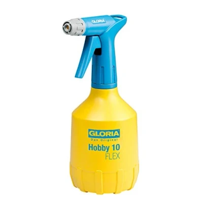 Imagen de GLORIA Hobby 10 FLEX; pulverizador de pistola 1 l manual con boquilla ajustable y bomba precisión doble acción 360 cuidado las plantas en casa amarillo
