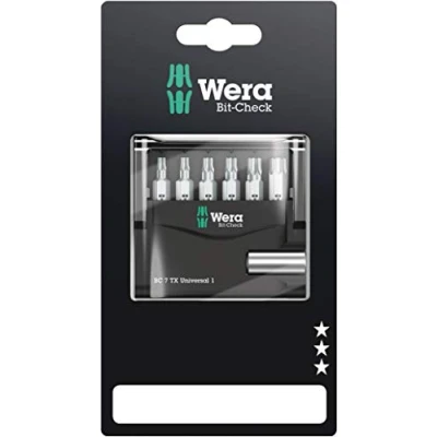 Imagen de WERA 05073404001 Bit Check 7 TORX Universal 1 SB Estuches de puntas