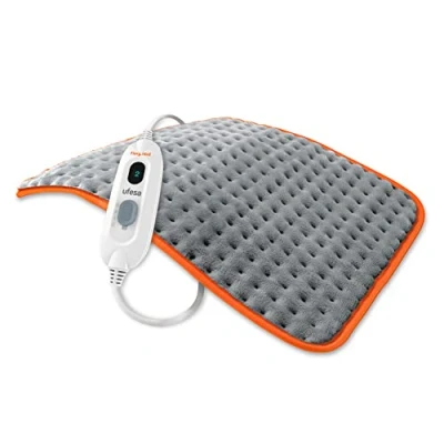 Imagen de Ufesa Flexyheat Colors 2 Almohadilla Térmica Eléctrica 45x35cm, 100W, Mircofibra Ultrasuave, 3 Niveles de Temperatura, Apagado Automático, Lavable