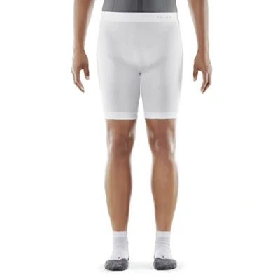 Imagen de FALKE Warm Short M TI hilo funcional secado rápido termo 1 pieza, Capa de base inferior Hombre, Blanco (White 2860), S