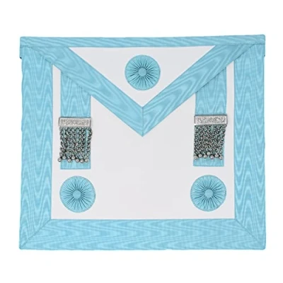 Imagen de Masonic Craft Regalia Master Masons MM Premium Delantal de piel cordero