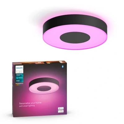 Imagen de Philips Hue Lámpara de techo Xamento mediana, Luz Blanca y colores, Bluetooth, Compatible con Alexa Google Home