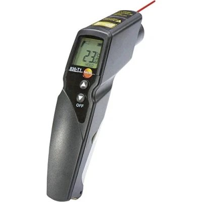 Imagen de Testo 830 T1, Termómetro De Infrarrojos, 1 Punto Mira Láser, 10: Óptica, Ajustable Gren