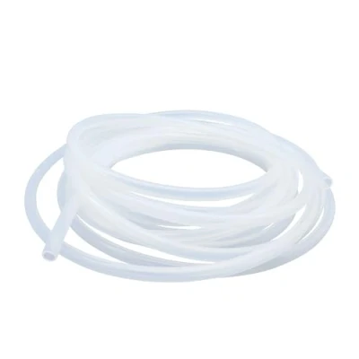 Imagen de LAVMHAB manguera de silicona 8 mm ID x 12 OD 5 metros longitud, mangueras calidad alimentaria, flexible transparente para transferencia agua y aire la bomba
