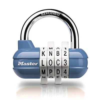 Imagen de Master Lock 1534EURD Candado con Combinación, Color aleatorio, 5,9 x 6,4 2,6 cm