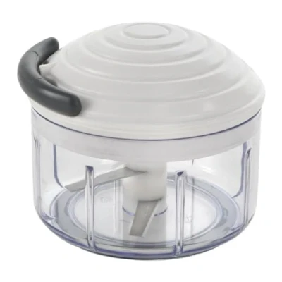 Imagen de Metaltex ROTOMAC Cortaverduras y picadora, Transparente, Color Blanco