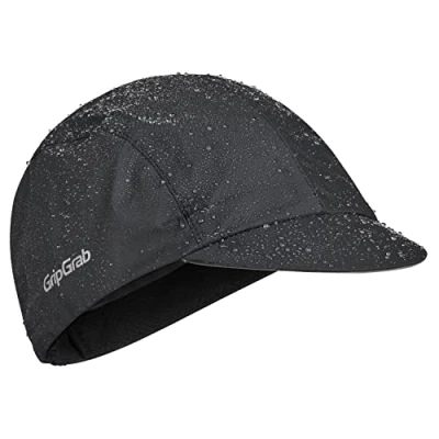 Imagen de GripGrab Gorra Sotocasco AquaShield Impermeable Lluvia Cortavientos Ciclismo Calentadores Cabeza Invierno par, Negro, S/M (54 59 cm) Unisex Adulto