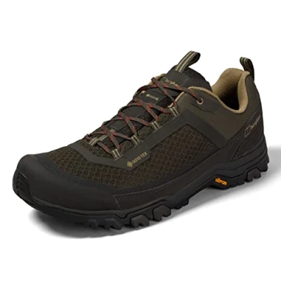 Imagen de Berghaus Zapatos de goretex Ground Attack Active para Hombre, Marrón/Verdeoscuro, 40 41