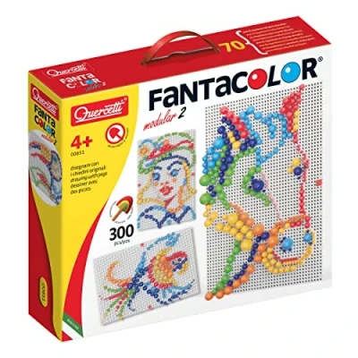 Imagen de Quercetti 0851 Fantacolor Modular 2 Juego de mosaicos, Multicolor (0851)