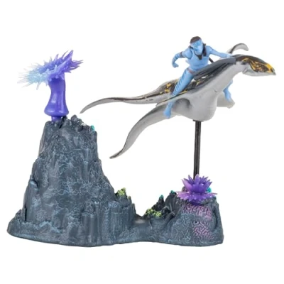 Imagen de BANDAI McFarlane Figura de Acción Disney Criatura Mundo Pandora Neteyam, Multicolor TM16382