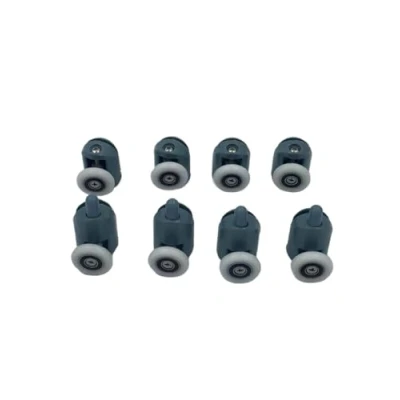 Imagen de Ruedas Mampara Ducha Juego de 4 a 8 poleas for cabinas ducha, rodillos corredores, y 20 mm, 22 23 25 mm 27 diámetro Ducha(4 upper 4pcs low