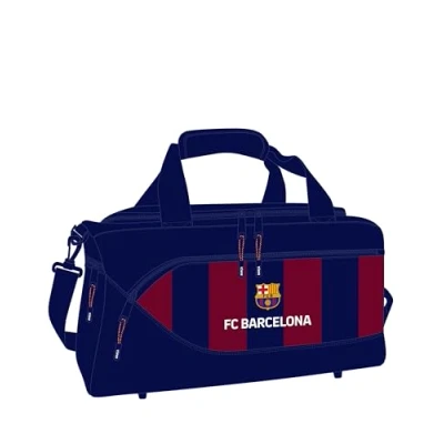 Imagen de Safta F.C. Barcelona Bolsa de Deporte, Mochila, Ideal para Niños Diferentes Edades, Cómoda y Versátil, Calidad Resistencia, 50x25x25 cm, Color Azul Marino/Granate