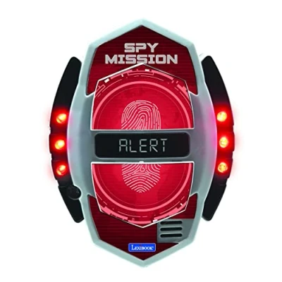 Imagen de Lexibook, Spy Mission, Detector de Movimiento espía con Alarma, Efectos luz, detección hasta 30 centímetros, Negro/Rojo, RPSPY05