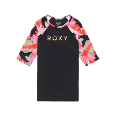 Imagen de Roxy Active Camiseta estampada Anthracite para niños, Talla: 16a,