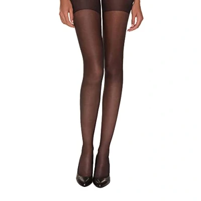 Imagen de DIM Absolu Flex Panty transparente 20D, Medias Mujer, Negro (Black), Medium (Tamaño del fabricante:3)
