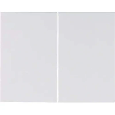 Imagen de Hager k1 Tecla sin lente para mecanismo doble blanco polar