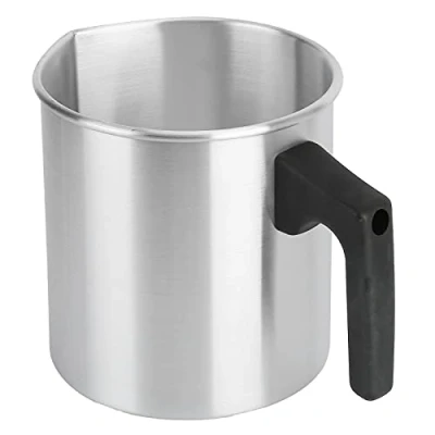Imagen de olla para hacer velas de 1,2 l, taza con boca águila, manualidades bricolaje, derretir cera, jarra verter cera doble caldera mango resistente al calor jabón