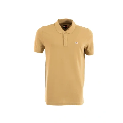 Imagen de TOMMY POLO BEIGE SLIM PLACKET L