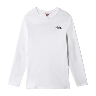 Imagen de The North Face MENS EASY TEE Camiseta de manga larga, Hombre, Talla: Small, White/black