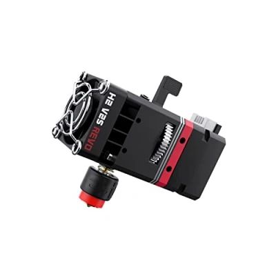 Imagen de BIQU Kit de actualización Extrusora doble engranaje H2 V2S Revo Dual Gear Feeder Direct Drive Metal con 4 Holes montaje Rapid Change Nozzle para BX Ender 3 Series