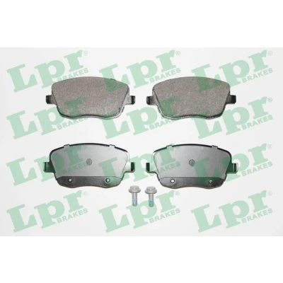 Imagen de LPR 05P817 Juego de pastillas freno con tornillos SEAT: Ibiza 3, 4, 4 Sportcoupe, SKODA: Fabia 2, I Hatchback, 1 Combi