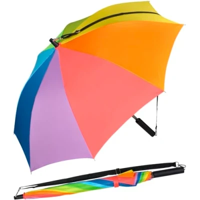 Imagen de iX brella Paraguas manos libres, arcoiris, 103 cm