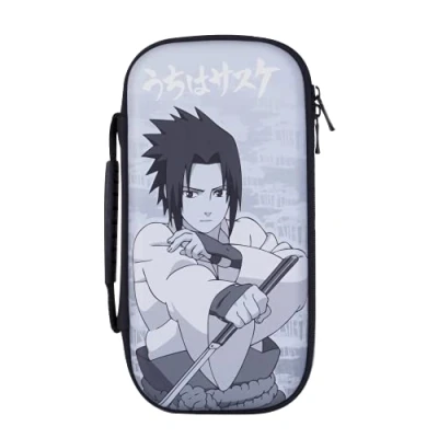 Imagen de Konix Naruto Shippuden Funda de protección y Transporte para Consolas Nintendo Switch, Switch Lite OLED Almacenamiento 8 Juegos Diseño Sasuke