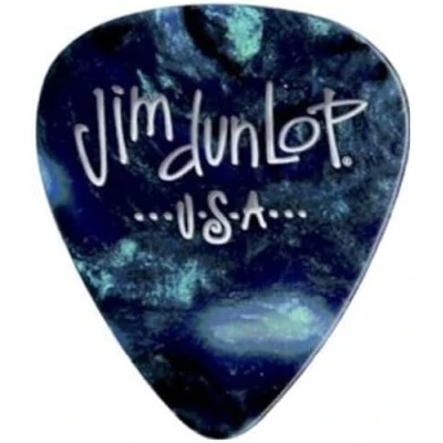 Imagen de JIM DUNLOP Púas Genuine Celluloid Classic, Saco de 72, Turquesa Perlado, duro