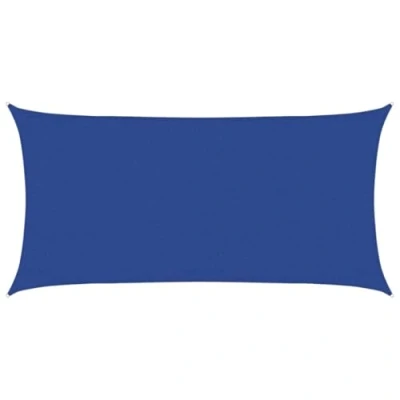 Imagen de vidaXL Toldo de Vela Rectangular HDPE Azul 160 g/m² 3x6 m