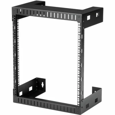 Imagen de StarTech.com Rack de Servidores Abierto 12U Pared 19 Pulgadas 2 Columnas con 12 Profundidad para Equipo Redes AV Panel Parcheo (RK12WALLO)
