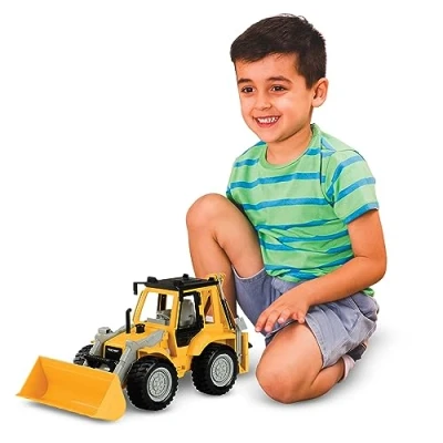 Imagen de B. Driven by Battat Retroexcavadora con Sonidos de Motor para niños 4 Anos en adelante, Nailon/A. (WH1005C1Z)