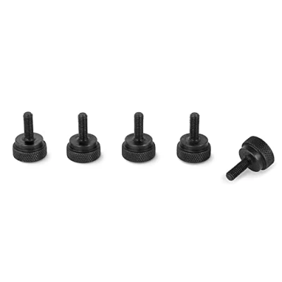 Imagen de PrecisionGeek Tornillo Para Pulgar de Hombro Acero Ennegrecido M4 x 10mm L 17mm 5pz
