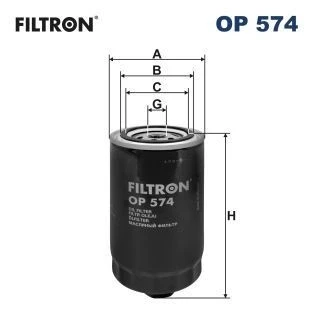 Imagen de FILTRON OP 574 Filtro de aceite 3/4 16 UNF enroscable VOLKSWAGEN: TRANSPORTER 4, 4 Bus, LT 28 35 I Furgón, VOLVO: 940 Berlina