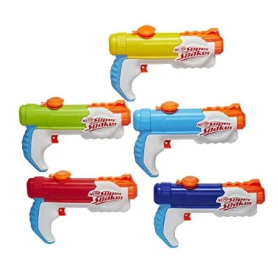 Imagen de Nerf Super Soaker Piranha Set múltiple Incluye 5 lanzadores de Agua (Exclusivo Amazon)