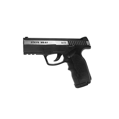 Imagen de Pistolas CO2. Calibre 4&#039;5 mm (&#039;177&quot;) Steyr Mann. M9 A1 Duotone Sin Blowback CO2 BB&#039;s Acero.