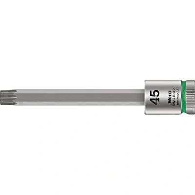 Imagen de WERA 05003071001 8767 B HF TORX 45 x 100 mm Vaso de punta Zyklop con función retención 3/8&quot;