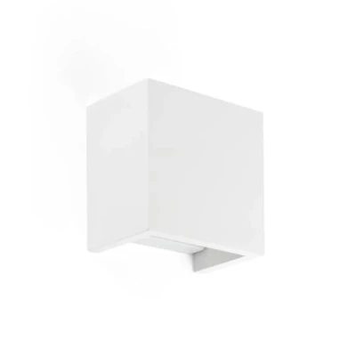 Imagen de Faro Barcelona 63284 OSLO Aplique, 40W, cuerpo de yeso, color blanco (bombilla no incluida)