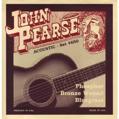 Imagen de John Pearse P650 Juego de cuerdas para guitarra fósforo/bronce